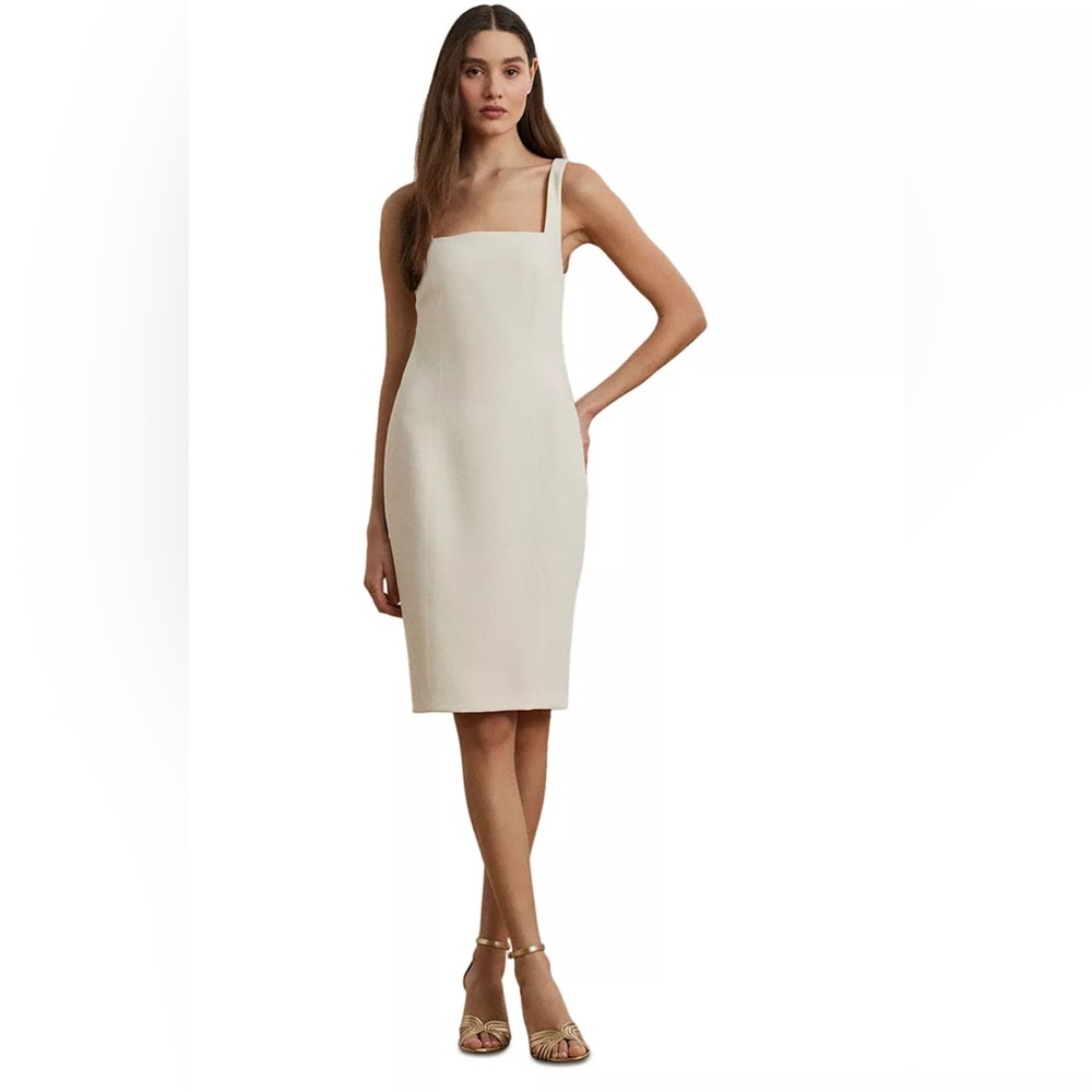 Lauren Ralph Lauren Cream Strapless Dress